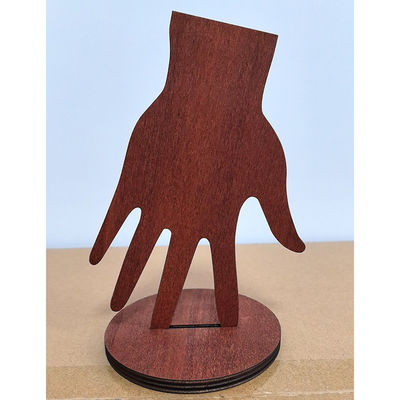 Ornamentaciones de Artesanía de Madera Anillo Exhibición Estancia La forma perfecta de mostrar sus anillos