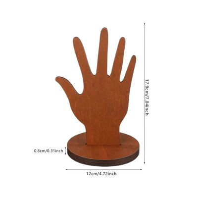 Ornamentaciones de Artesanía de Madera Anillo Exhibición Estancia La forma perfecta de mostrar sus anillos
