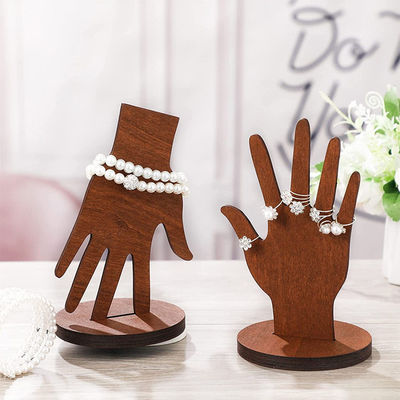 Ornamentaciones de Artesanía de Madera Anillo Exhibición Estancia La forma perfecta de mostrar sus anillos