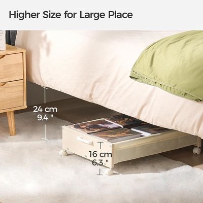 Almacenamiento de utensilios de mesa debajo de la cama cajones con contenedores de madera pesados y logotipo aceptable