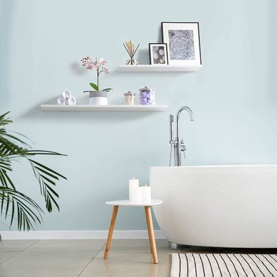 Estante flotante de libros para decoración del hogar