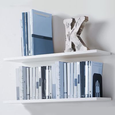 Estante flotante de libros para decoración del hogar