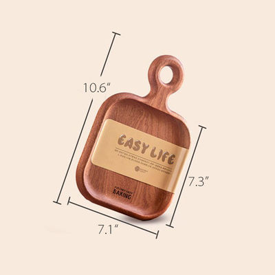 Set de bandeja de pizza de pan de madera de 2 tamaños personalizados y impresión con grabado láser para cocina