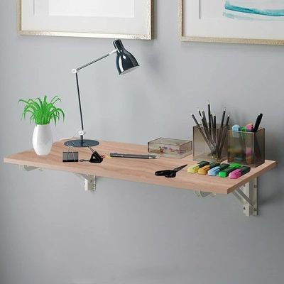 Servicio a medida Diseño moderno Estante de pared plegable de madera maciza para baño Decoración de paredes de madera