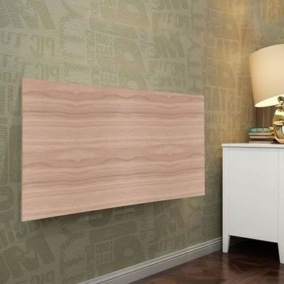Servicio a medida Diseño moderno Estante de pared plegable de madera maciza para baño Decoración de paredes de madera
