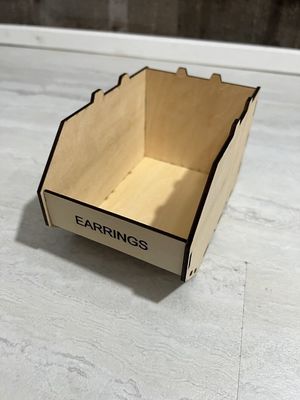 Contenedores de almacenamiento de escritorio de madera con diseño moderno y almacenamiento de suministros de oficina