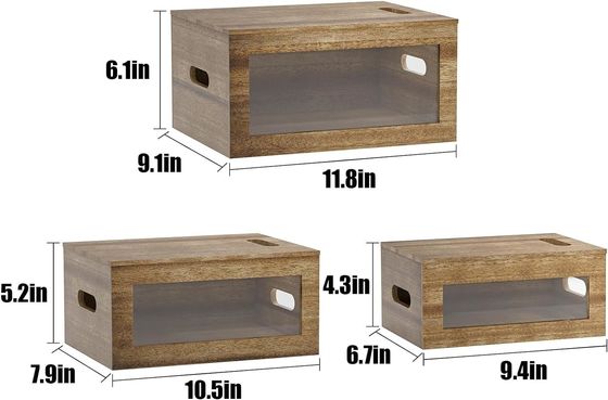 Mantenga su cocina limpia y ordenada con este recipiente de ajo acrílico transparente para ventanas