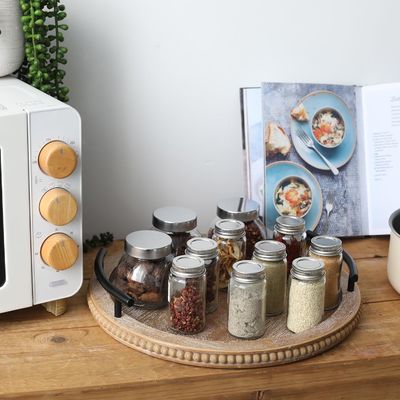 Casa Restaurante Bar Hotel Boda bandeja de madera de color sencillo con mango decorativo