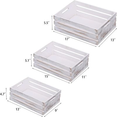 11.25x7.75x4.5' Cajas y cajas de madera de pino para decoraciones personalizadas
