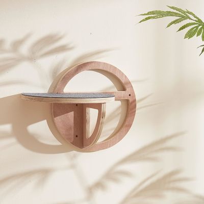Elegante embalaje de vino Cajas de madera gatos escalones de pared Repisas de escalada para la emoción