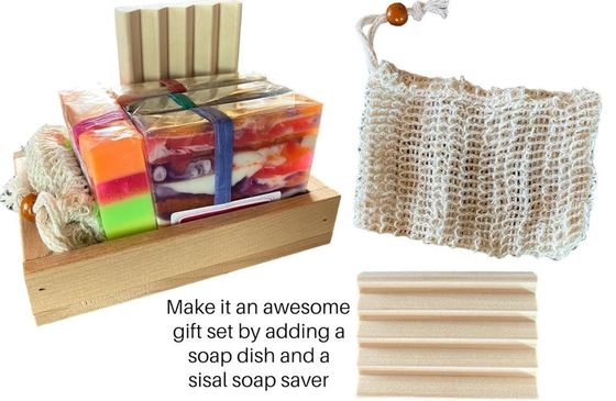 14 piezas de jabón de madera hecha a mano para todas las temporadas muestras gratuitas mañana