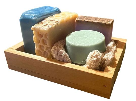 14 piezas de jabón de madera hecha a mano para todas las temporadas muestras gratuitas mañana