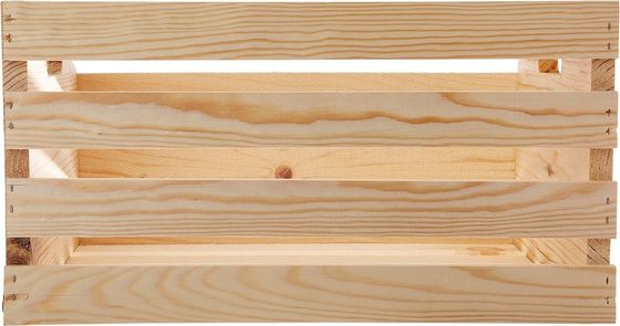 18 Lx12.5 Wx9.5 H Caja de madera rústica grande personalizada para su hogar marrón o solicitud