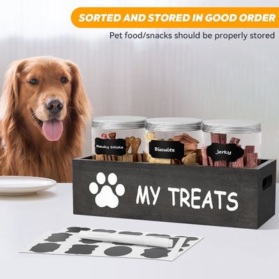 Diseño funcional Organizador hermético de alimentos para mascotas para un fácil acceso y almacenamiento 6.2*6.2*4.48