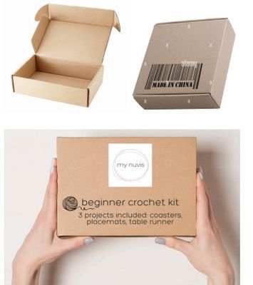 Conjuntos de ganchos de gancho de tamaño pequeño para hacer paquetes de regalo de suéteres y hilos de encaje de colores