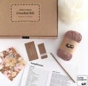 Conjuntos de ganchos de gancho de tamaño pequeño para hacer paquetes de regalo de suéteres y hilos de encaje de colores