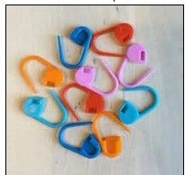 Conjuntos de ganchos de gancho de tamaño pequeño para hacer paquetes de regalo de suéteres y hilos de encaje de colores