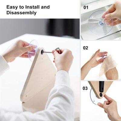 Inicio Muebles Cat Climber Set Percha de ventana de madera Escaleras de escalada y poste de rascado