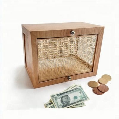 Un banco de cerdo de madera con mostrador Una forma divertida y funcional de alcanzar sus objetivos de ahorro