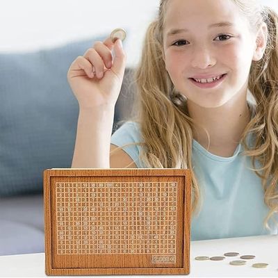 Un banco de cerdo de madera con mostrador Una forma divertida y funcional de alcanzar sus objetivos de ahorro