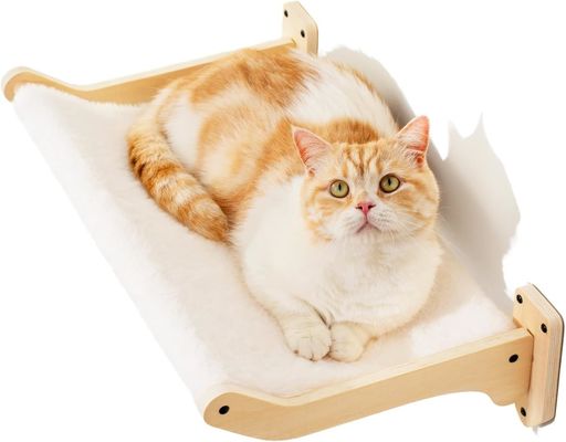 Muebles de pared de madera Cat Estantes con cubierta suave extraíble Camas Muebles de sala de estar