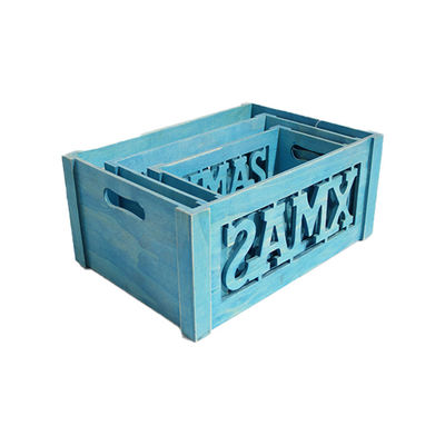 Caja de perro de madera pulida con bandeja para almacenar frutas y verduras al estilo europeo