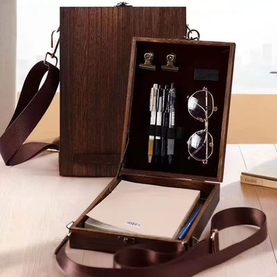 Pedido personalizado caja de pintura de madera de paulownia multifunción con almacenamiento precio competitivo