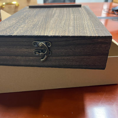 Pedido personalizado caja de pintura de madera de paulownia multifunción con almacenamiento precio competitivo