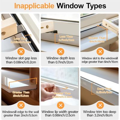 ISO9001 2008 FSCI BSCI Certificado Madera Percha de ventana de gato Sostiene hasta 40 libras 2 en 1
