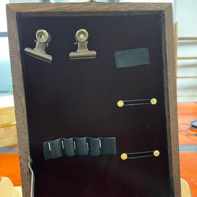 Pedido personalizado caja de pintura de madera de paulownia multifunción con almacenamiento precio competitivo