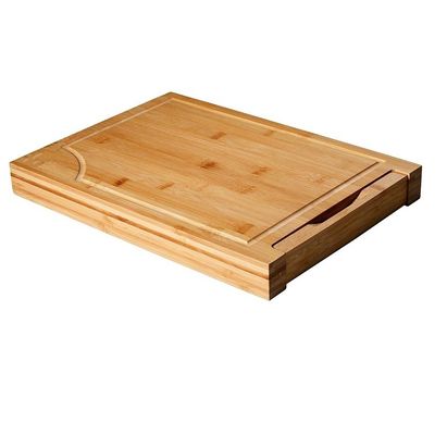 Taula de corte de bambú profesional de tamaño personalizado con bloques de corte de escala y cuadrado