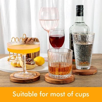 Impresión personalizada de barras redondas de 9 cm para bebidas para el hogar