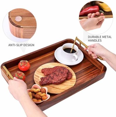 bandeja rustica otomana para la cocina mostrador mesa de café decoración de la sala de estar tamaño personalizado