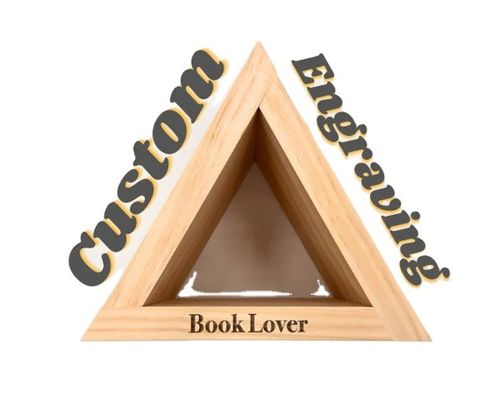 Estante de libros de madera personalizado Tipo de madera para pegatinas Estante de libros de madera