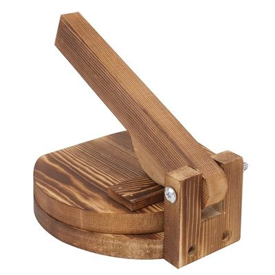 10 pulgadas de madera de acacia Tortilla Presioner para tortillas mexicanas caseras garantizado