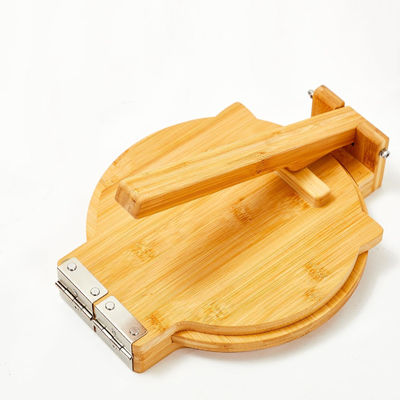 10 pulgadas de diámetro de bambú Tortilla Presioner personalizado para tortillas mexicanas caseras