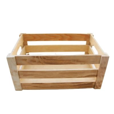 Cajas de frutas de madera resistentes y duraderas de 21x10x10cm 21x10x11.2cm 31.2x20.3x14cm para frutas