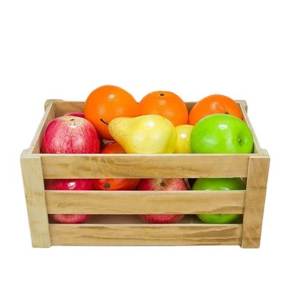 Cajas de frutas de madera resistentes y duraderas de 21x10x10cm 21x10x11.2cm 31.2x20.3x14cm para frutas