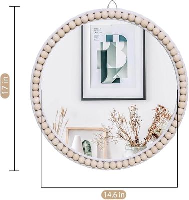 Hotel Casa Decoración de Baños Casa Decoración de Perlas de Madera Pared colgante para dormitorio Niñera