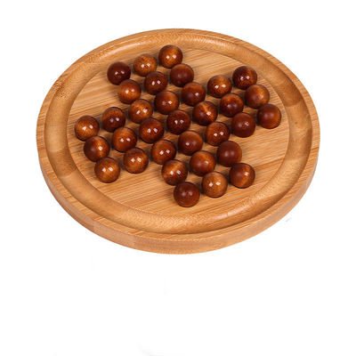 Logotipo personalizado 202407 Bambú juego de mesa de ajedrez independiente para adultos y niños