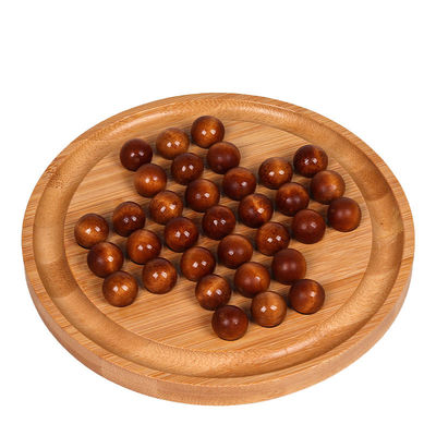 Logotipo personalizado 202407 Bambú juego de mesa de ajedrez independiente para adultos y niños