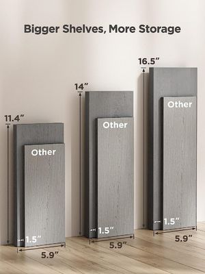 Estantes flotantes de madera rústico de la granja Conjunto de 3 para el almacenaje de la sala de comedor hasta 55Lbs