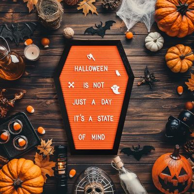 Logotipo personalizado Acceptable Estante de madera ataúd tablero de cartas para suministros de Halloween