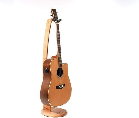 Diseño competitivo y de moda Estand de guitarra acústica de madera hecha a mano para impresión