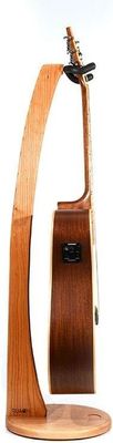 Diseño competitivo y de moda Estand de guitarra acústica de madera hecha a mano para impresión