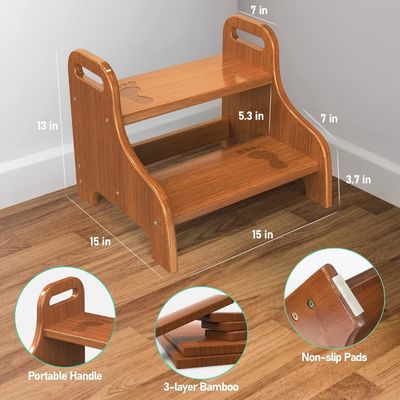 Cuadro de fotos de madera para bebés ajustable de altura ayudante torre cocina taburete de paso para aprender