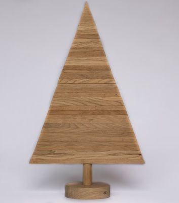 Árbol de Navidad de madera de roble blanco natural de gran cantidad Función sostenible y de ahorro de espacio