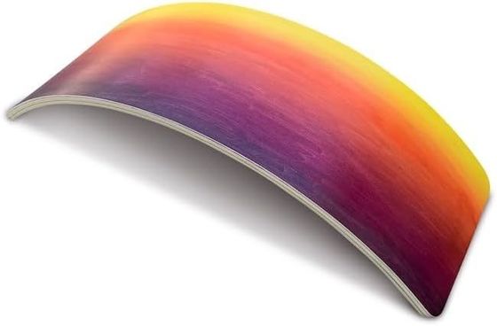 Logotipo personalizado de tablero de bamboleo de madera Set de 2 para adultos en gimnasio y juego Montessori de surf