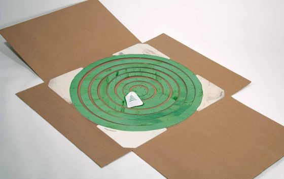 Crea un ambiente festivo con nuestro logotipo personalizado de árbol de Navidad Alberello de madera