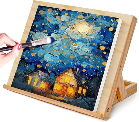 Tiendas de regalos Comprador comercial Caballete de madera ajustable para la pintura